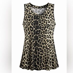 Chic Leopard Print Tank Top